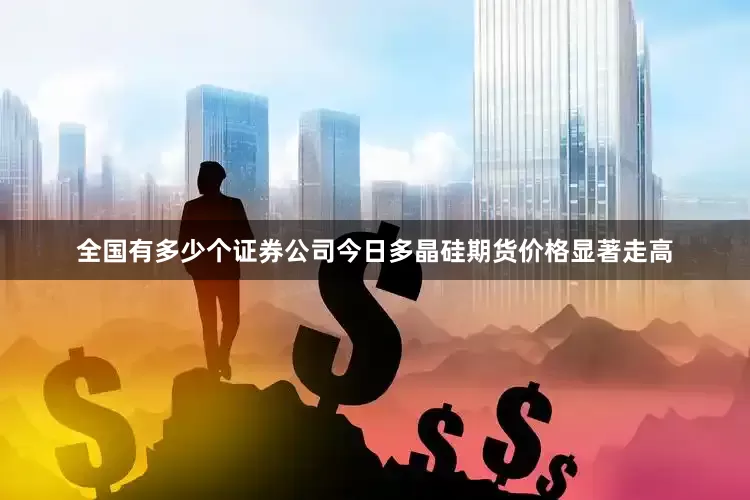 全国有多少个证券公司　　今日多晶硅期货价格显著走高