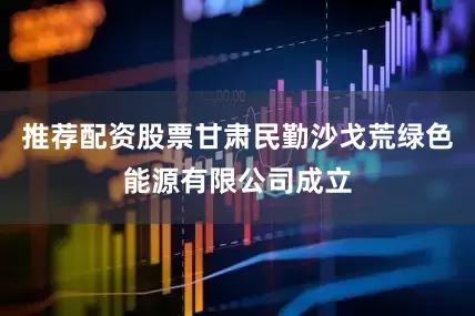 推荐配资股票甘肃民勤沙戈荒绿色能源有限公司成立