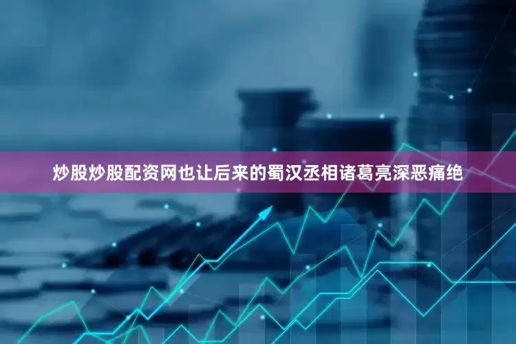 炒股炒股配资网也让后来的蜀汉丞相诸葛亮深恶痛绝